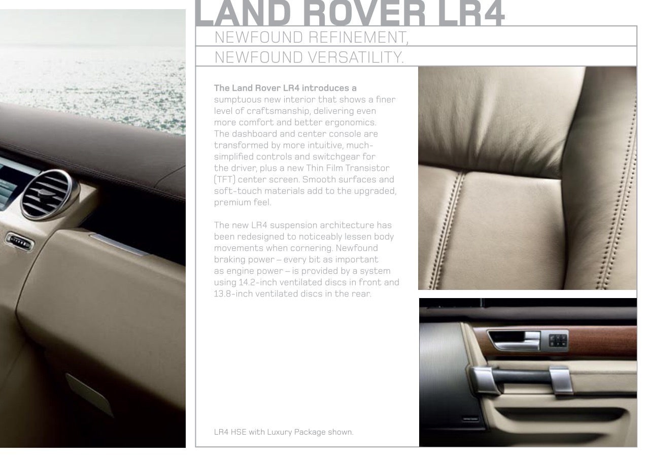 2010 Land Rover Brochure Page 19